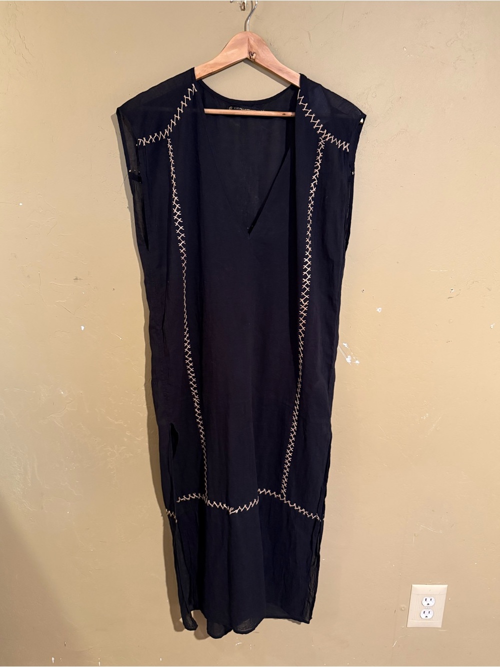Vix Paula Hermanny Black Tunic Size Small SP